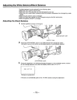 Preview for 75 page of Panasonic AJ-D910 Operating Instructions Manual