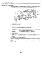 Preview for 83 page of Panasonic AJ-D910 Operating Instructions Manual