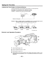 Preview for 85 page of Panasonic AJ-D910 Operating Instructions Manual