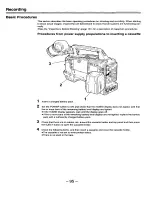 Preview for 95 page of Panasonic AJ-D910 Operating Instructions Manual