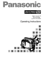 Panasonic AJ-D910WAP Operating Instructions Manual предпросмотр