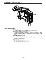 Предварительный просмотр 10 страницы Panasonic AJ-D910WAP Operating Instructions Manual