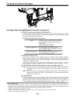 Предварительный просмотр 16 страницы Panasonic AJ-D910WAP Operating Instructions Manual