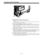 Предварительный просмотр 17 страницы Panasonic AJ-D910WAP Operating Instructions Manual