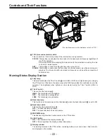 Предварительный просмотр 22 страницы Panasonic AJ-D910WAP Operating Instructions Manual