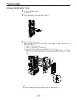 Предварительный просмотр 26 страницы Panasonic AJ-D910WAP Operating Instructions Manual