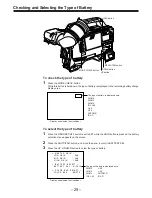 Предварительный просмотр 29 страницы Panasonic AJ-D910WAP Operating Instructions Manual