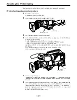 Предварительный просмотр 32 страницы Panasonic AJ-D910WAP Operating Instructions Manual