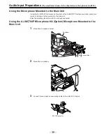 Предварительный просмотр 38 страницы Panasonic AJ-D910WAP Operating Instructions Manual