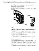 Предварительный просмотр 46 страницы Panasonic AJ-D910WAP Operating Instructions Manual