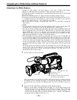 Предварительный просмотр 70 страницы Panasonic AJ-D910WAP Operating Instructions Manual