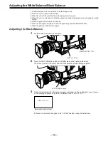 Предварительный просмотр 75 страницы Panasonic AJ-D910WAP Operating Instructions Manual