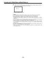 Предварительный просмотр 76 страницы Panasonic AJ-D910WAP Operating Instructions Manual