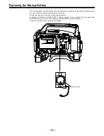 Предварительный просмотр 107 страницы Panasonic AJ-D910WAP Operating Instructions Manual