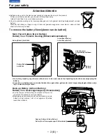 Предварительный просмотр 3 страницы Panasonic AJ-D910WB Operating Instructions Manual