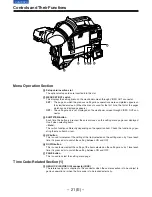 Предварительный просмотр 21 страницы Panasonic AJ-D910WB Operating Instructions Manual