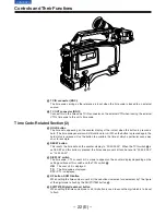 Предварительный просмотр 22 страницы Panasonic AJ-D910WB Operating Instructions Manual