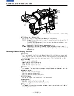 Предварительный просмотр 23 страницы Panasonic AJ-D910WB Operating Instructions Manual