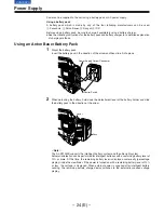 Предварительный просмотр 24 страницы Panasonic AJ-D910WB Operating Instructions Manual