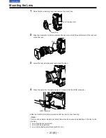 Предварительный просмотр 31 страницы Panasonic AJ-D910WB Operating Instructions Manual