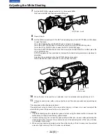 Предварительный просмотр 34 страницы Panasonic AJ-D910WB Operating Instructions Manual