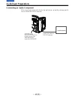 Предварительный просмотр 42 страницы Panasonic AJ-D910WB Operating Instructions Manual