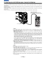 Предварительный просмотр 47 страницы Panasonic AJ-D910WB Operating Instructions Manual