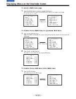 Предварительный просмотр 54 страницы Panasonic AJ-D910WB Operating Instructions Manual