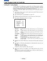 Предварительный просмотр 57 страницы Panasonic AJ-D910WB Operating Instructions Manual