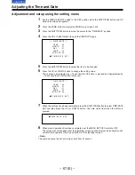 Предварительный просмотр 67 страницы Panasonic AJ-D910WB Operating Instructions Manual