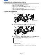 Предварительный просмотр 76 страницы Panasonic AJ-D910WB Operating Instructions Manual