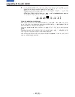 Предварительный просмотр 83 страницы Panasonic AJ-D910WB Operating Instructions Manual