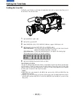 Предварительный просмотр 85 страницы Panasonic AJ-D910WB Operating Instructions Manual