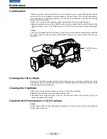 Предварительный просмотр 153 страницы Panasonic AJ-D910WB Operating Instructions Manual