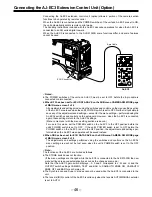 Preview for 46 page of Panasonic AJ-D910WBP Operating Instructions Manual