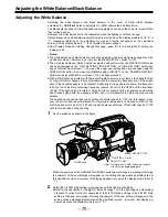 Preview for 70 page of Panasonic AJ-D910WBP Operating Instructions Manual