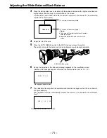 Preview for 71 page of Panasonic AJ-D910WBP Operating Instructions Manual