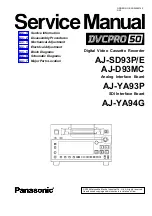 Preview for 1 page of Panasonic AJ-D93MC Service Manual