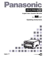 Panasonic AJ-D95 Operating Instructions Manual preview