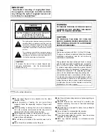 Preview for 2 page of Panasonic AJ-D950 Operating Instructions Manual