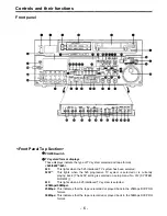 Preview for 6 page of Panasonic AJ-D950 Operating Instructions Manual