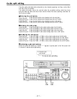 Preview for 41 page of Panasonic AJ-D950 Operating Instructions Manual