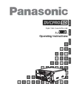 Panasonic AJ-D960 Bedienungsanleitung preview