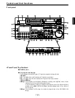 Предварительный просмотр 7 страницы Panasonic AJ-D960E Operating Instructions Manual