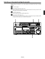 Предварительный просмотр 25 страницы Panasonic AJ-D960E Operating Instructions Manual