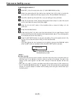 Предварительный просмотр 44 страницы Panasonic AJ-D960E Operating Instructions Manual