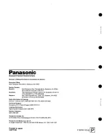 Предварительный просмотр 34 страницы Panasonic AJ-DE77P Operating Instructions Manual