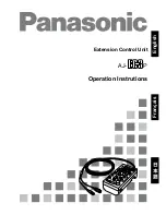 Preview for 1 page of Panasonic AJ-EC3P Operating Instructions Manual