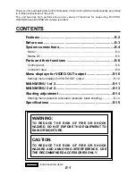 Preview for 2 page of Panasonic AJ-EC3P Operating Instructions Manual