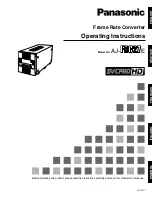 Panasonic AJ-FRC27E Operating Instructions Manual preview